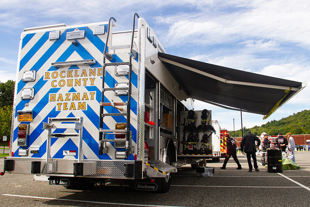 The West Point community gathered at the Post Exchange parking lot to receive insight and enjoy a day of festivities during the annual Emergency Preparedness Fair Saturday at the U.S. Military Academy. Hosted by the U.S. Army Garrison West Point and the Directorate of Plans, Training, Mobilization and Security, various teams put together 23 static displays representing different emergency response organizations ranging from Rockland County HAZMAT to the American Red Cross. People of all ages went from one