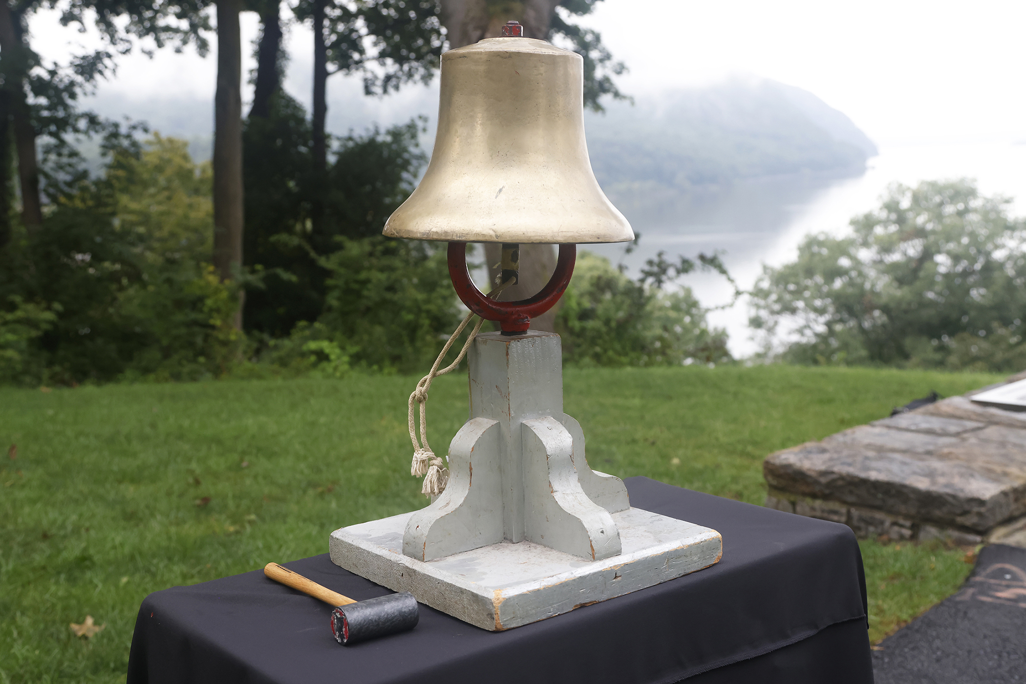 Twenty-two years after the searing events of Sept. 11, 2001, members of the West Point community took a moment to reflect on those who perished that day and servicemembers who made the ultimate sacrifice in the years that followed during the West Point Remembrance Ceremony on Sept. 11 at Trophy Point on the grounds of the U.S. Military Academy.    (Photo by Eric S. Bartelt/PV)