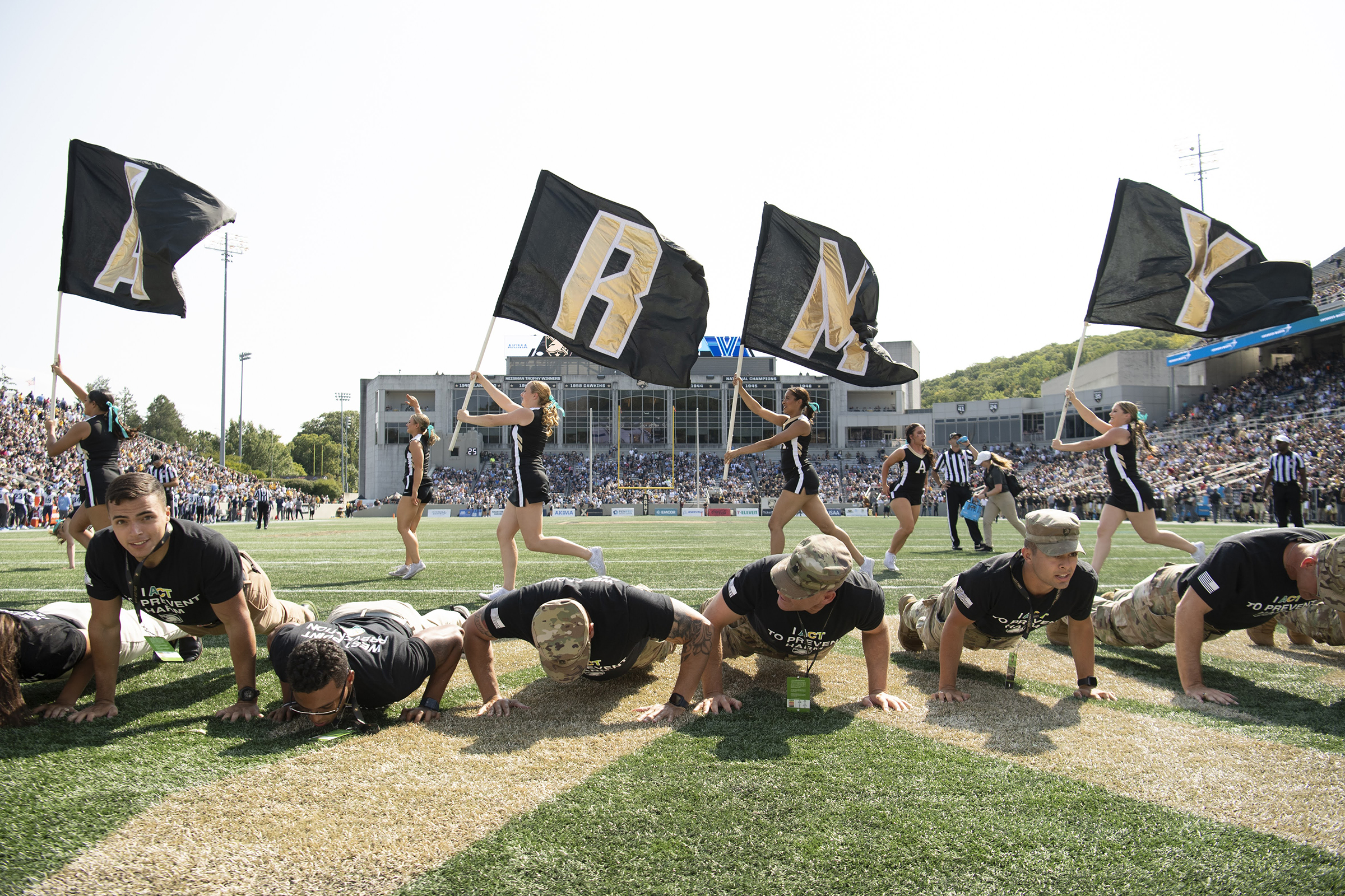 To better enjoy the football games and better protect West Point residents and the Corps of Cadets during home football games, follow the force protection measures and restrictions that are in effect.   (Photo by USMA PAO) 