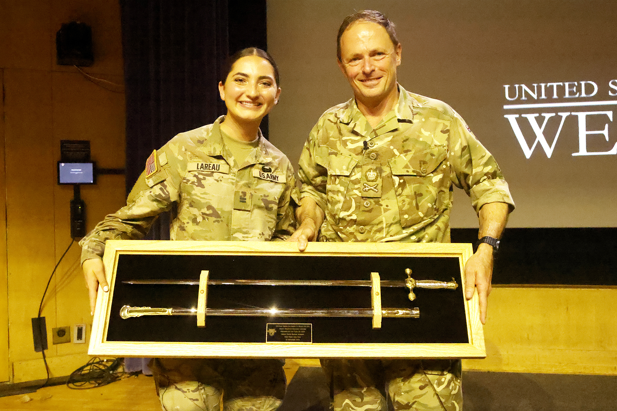 The U.S. Military Academy hosted the 77th annual Kermit Roosevelt Lecture Sept. 28 at Robinson Auditorium. The guest speaker for the distinguished foreign visit was British Lt. Gen. Sir Roly Walker, deputy chief of Defense Staff for Military Strategy and Operations at the Ministry of Defense.  Kermit Roosevelt, son of President Theodore Roosevelt, served both the U.S. and United Kingdom armies during World War I and World War II. The annual lecture offers a chance for continued fostering of Anglo-American 