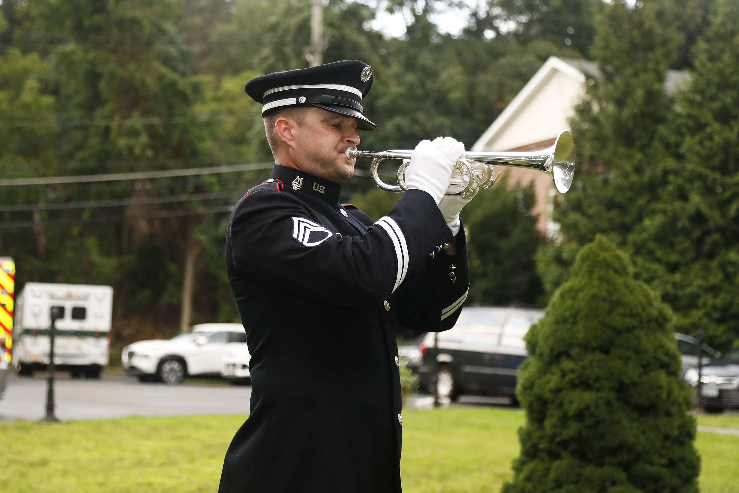 Vision 2002, the Town of Highlands and Fort Montgomery held their annual Patriot’s Day Ceremony to commemorate Sept. 11. 2001, on Sept. 11, 2023, at Patriot Garden in Fort Montgomery.    (Photo by Mady Salvani for USMA PAO)