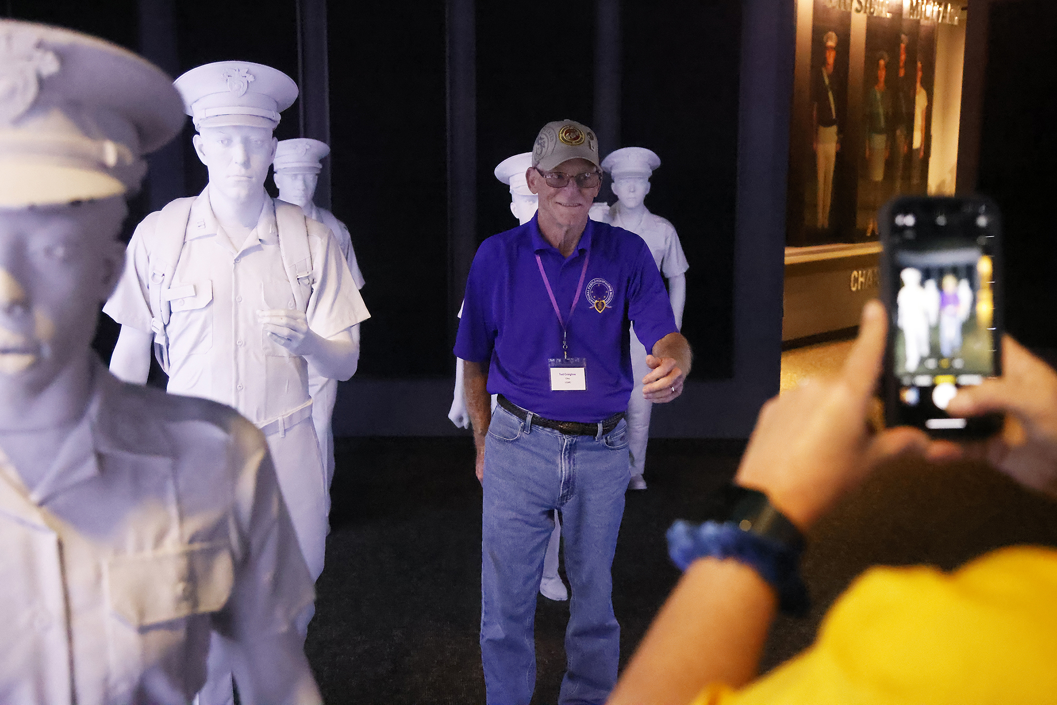 The U.S. Military Academy welcomed 38 Purple Heart recipients and their family and caregivers, about 90 total guests, during the Purple Heart Patriot Project venture to West Point on Sept. 21. Organized and sponsored by the National Purple Heart Honor Mission, the non-profit organization works to promote the National Purple Heart Hall of Honor in New Windsor, N.Y.   (Photo by Eric S. Bartelt/PV)