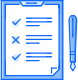 notepad  with pen icon