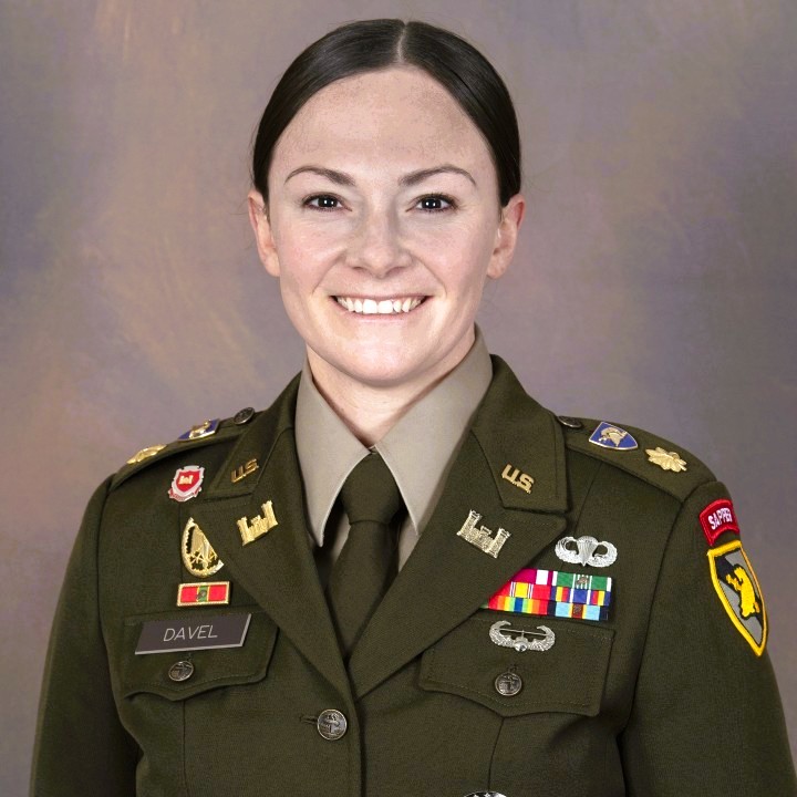 Portrait of MAJ Davel in AGSU