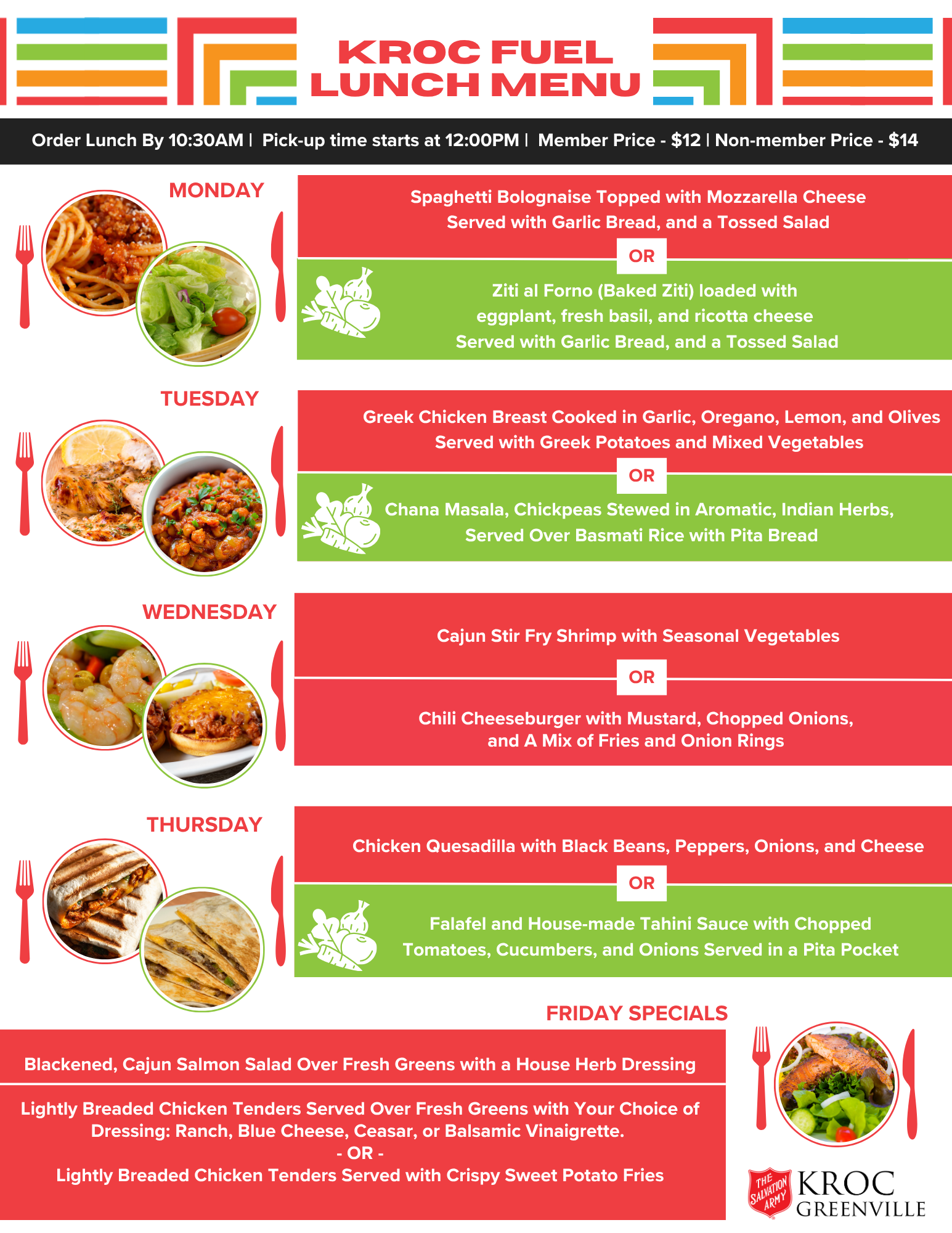 Kroc Lunches - Kroc Greenville