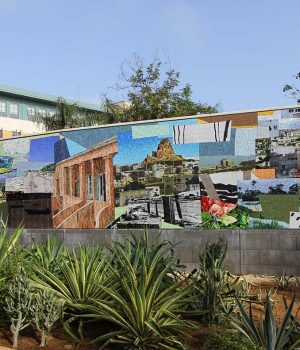 U.S. Embassy Dakar mural by Mickalene Thomas