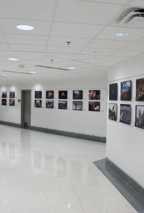 Serving Abroad...through their eyes exhibit in the Pentagon