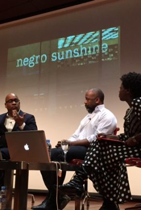 Glenn Ligon, Theaster Gates and Thelma Golden at Reina Sofia