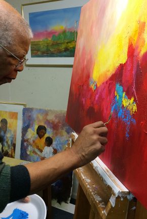 Johnny Johnson painting