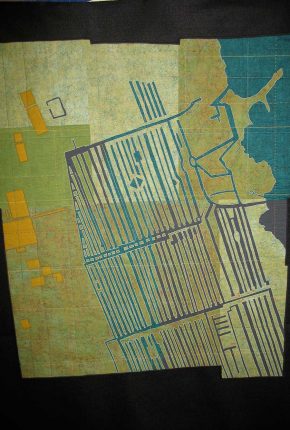 Leah Evans, Cooling Canals, 2010, Quilt, Courtesy of the artist, Madison, Wisconsin