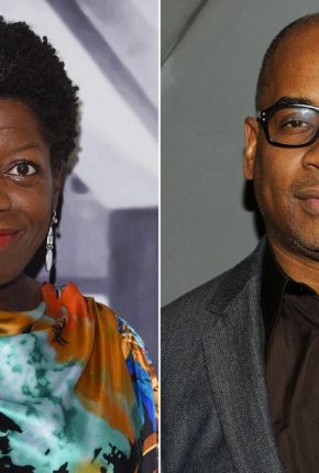 Thelma Golden (left) and Glenn Ligon (right)
