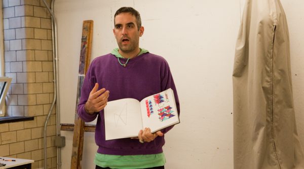 Jim Drain teaching at RISD