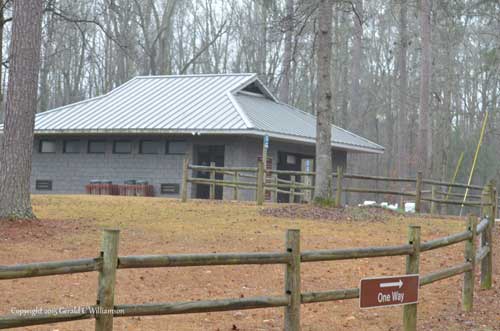 Loop D Bathhouse, River Campground, High Falls State Park, Georgia