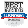 2018 US News Grad School Engineering badge