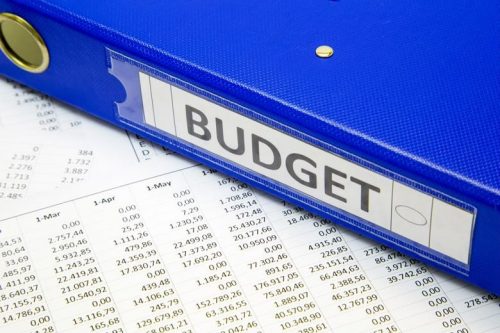 IT budget documents and binder