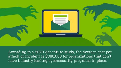 Custom illustration of creepy hands trying to attack a laptop