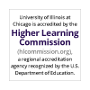 Higher Learning Commission badge