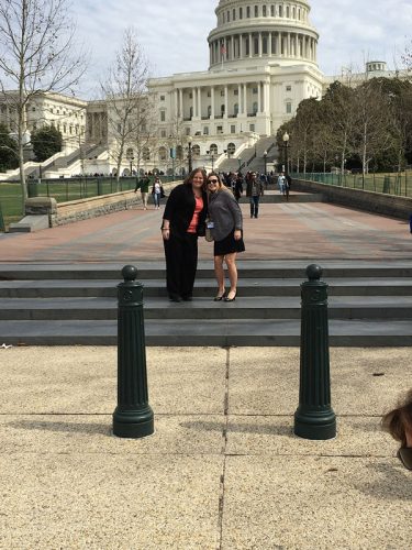 Bradley students Katelyn Stites and Nicole Delinski