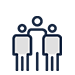Icon of three people