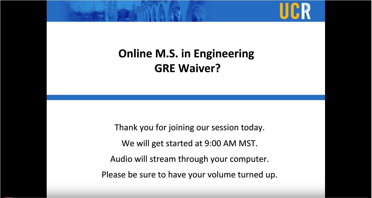 Online M S In Engineering Gre Waiver