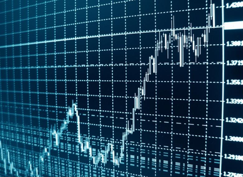 A CPA student studies a financial graph