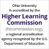 Ohio University is accredited by the Higher Learning Commission (hlcommission.org), a regional accreditation agency recognized by the U.S. Department of Education.