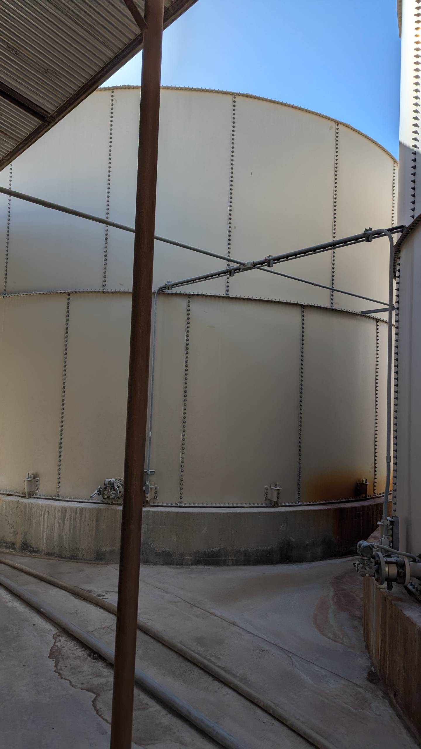 Tectank 1998 PEABODY TECTANK BOLTED WATER STORAGE TANK 63700 GALLONS