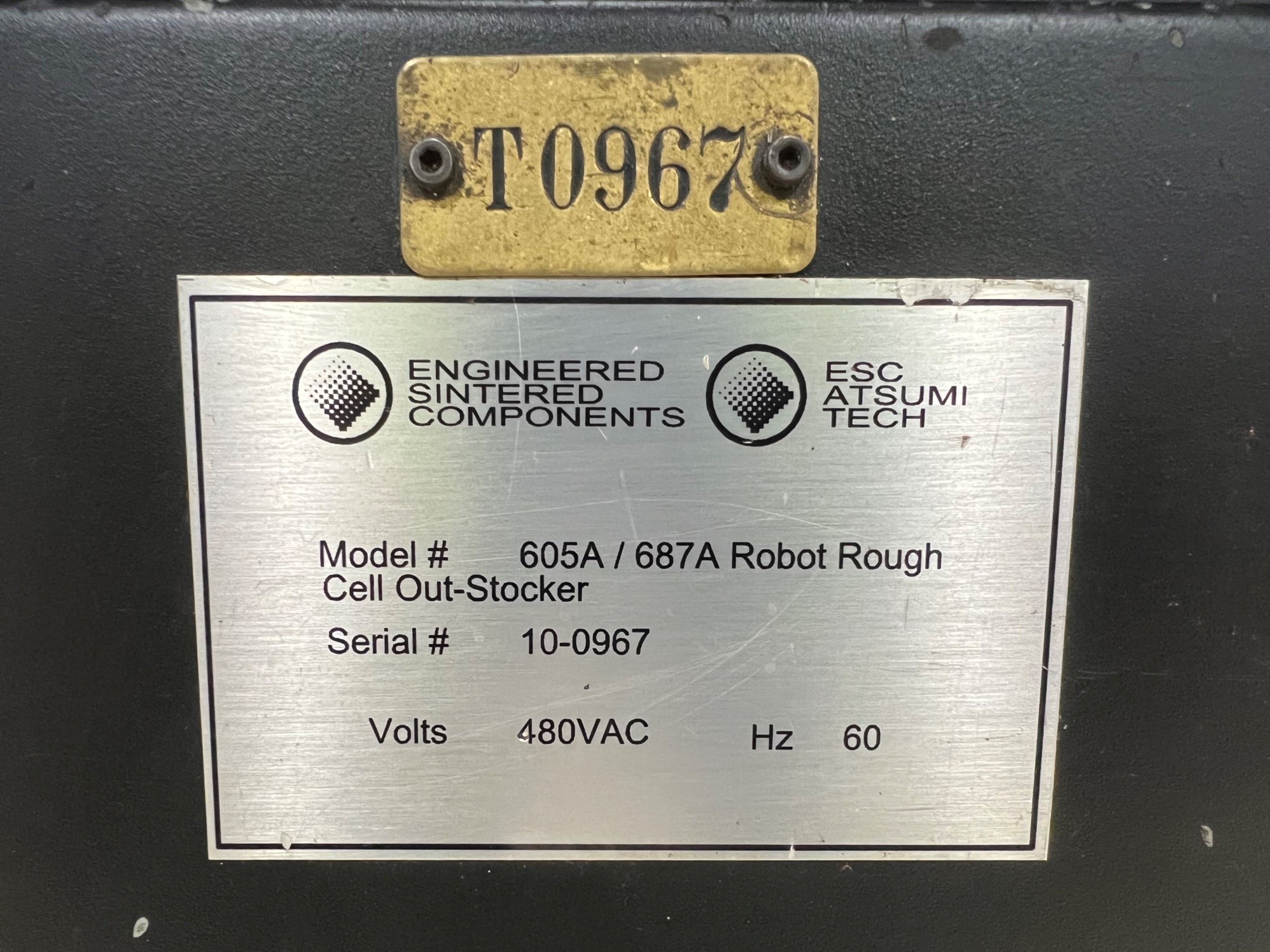 ESC 605A/687A ROBOT ROUGH CELL OUT-STOCKER For Sale | Aucto