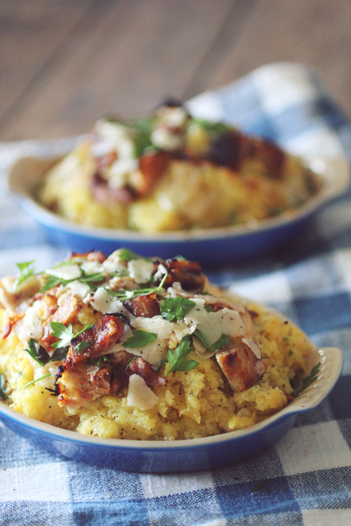 15 Minute Spaghetti Squash Carbonara