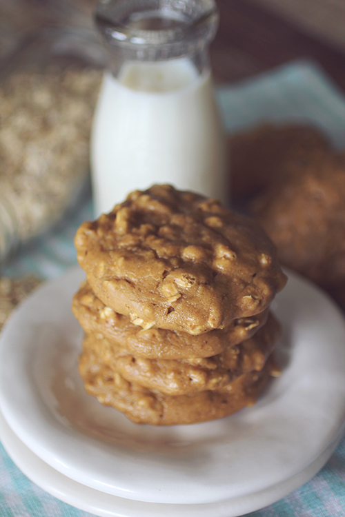PB2 Oatmeal Breakfast Cookies Dashing Dish
