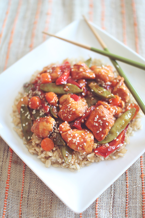 Crockpot Sweet and Sour Chicken Dashing Dish