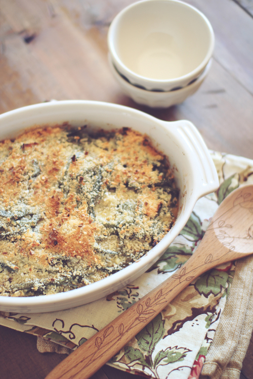 Skinny Green Bean Casserole