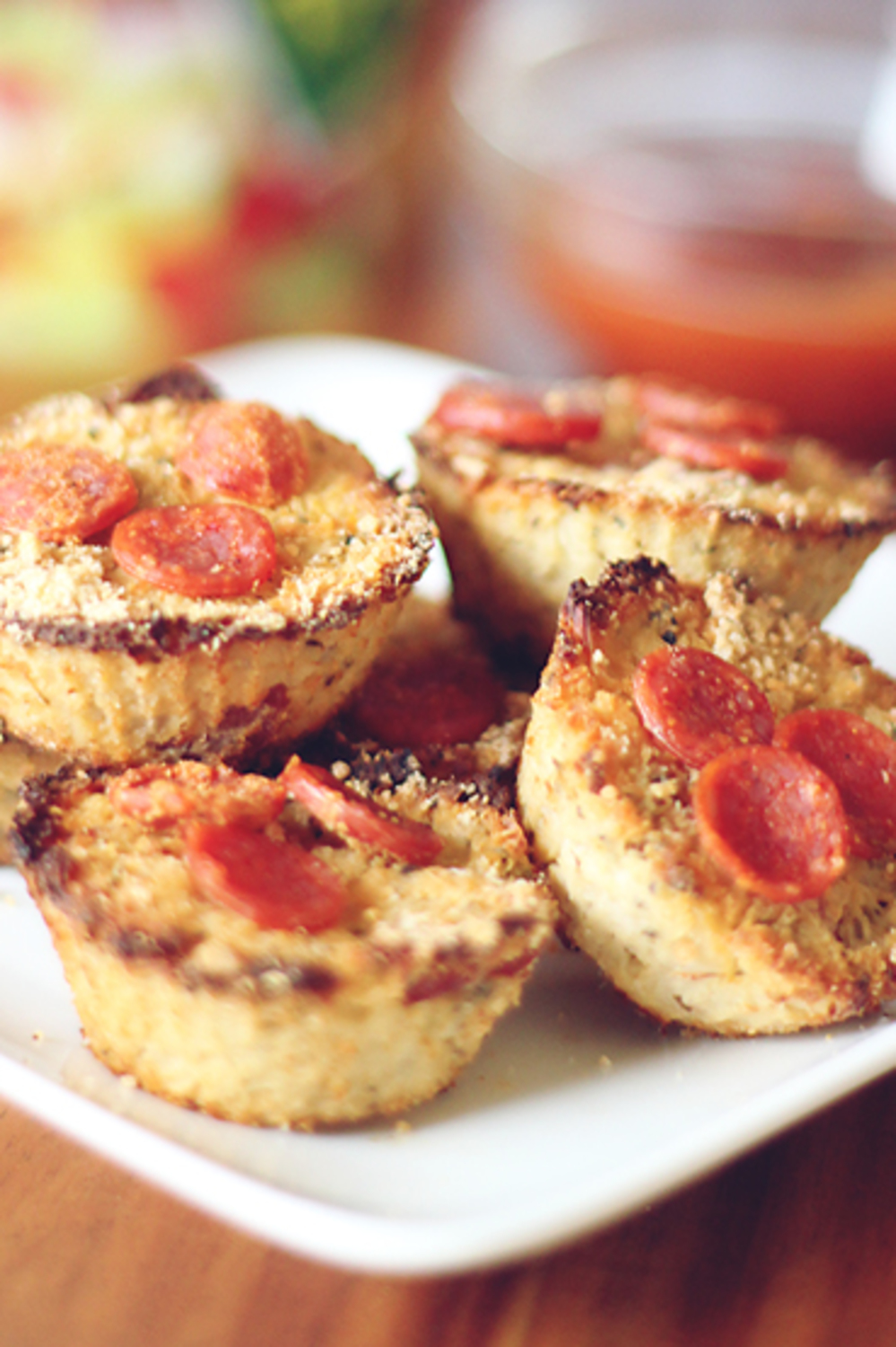 Mini Cauliflower Pizza Bites Dashing Dish