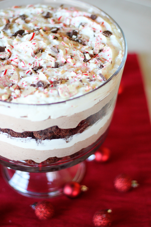 Peppermint Brownie Trifle | Dashing Dish