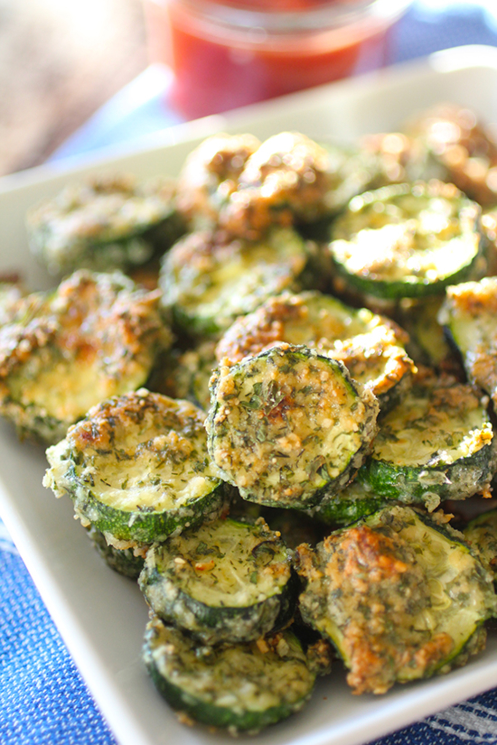 Ranch Zucchini Chips Dashing Dish