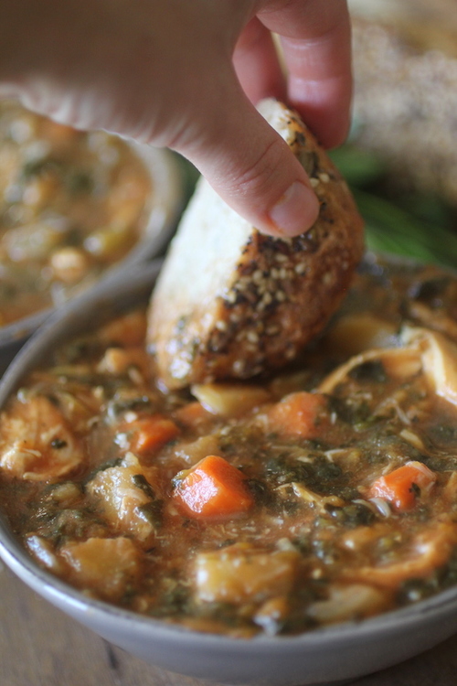 Autumn Chicken and Vegetable Soup