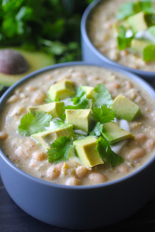 5 Ingredient Clean Eating White Chicken Chili 