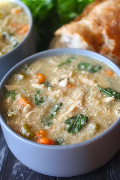 30 Minute Turkey Quinoa Soup