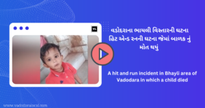 Hit and run incident of Bhayali area of Vadodara
