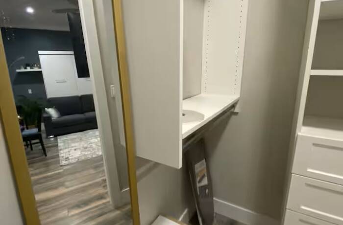 Studio Living Room and Murphy Bed