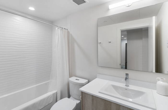 Bathroom with Tub and Shower Combination