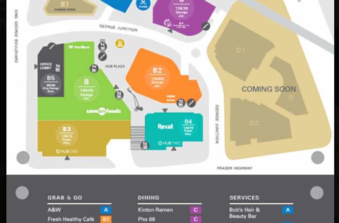 Map of the Nearby Amenities