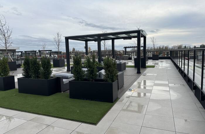 Rooftop patio