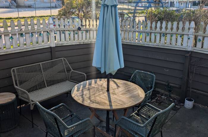 Courtyard and BBQ Area