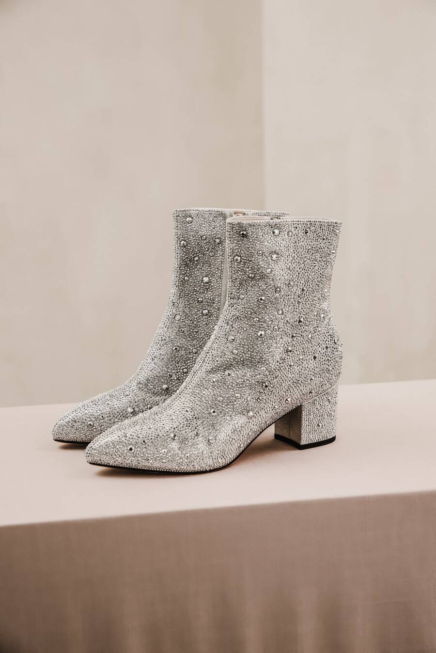 Heirloom Bridal Glitter Boots shoe