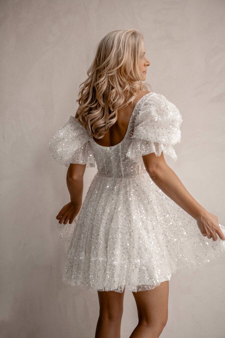 Heirloom Bridal Jenny Mini wedding dress