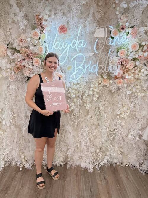 Vayda Jane Bridal - She said yes to the dress!