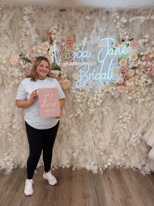 Vayda Jane Bridal - She said yes to the dress!