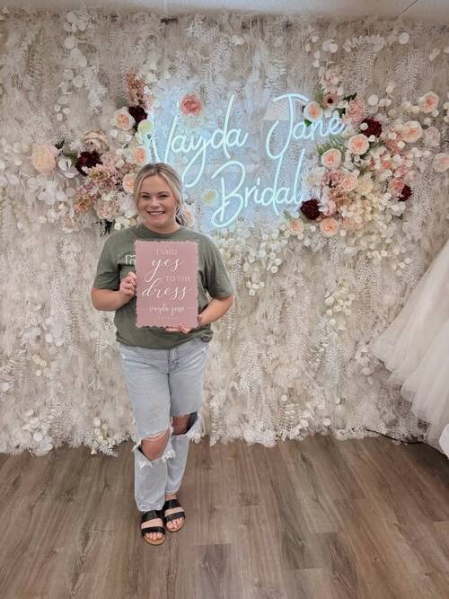 Vayda Jane Bridal - She said yes to the dress!