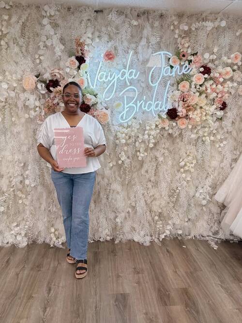 Vayda Jane Bridal - She said yes to the dress!